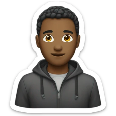 Journalist informal clothe mulato sticker