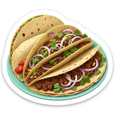 mexican tacos sticker