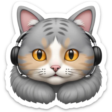 cat airpods max sticker