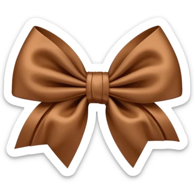 Moño café  sticker