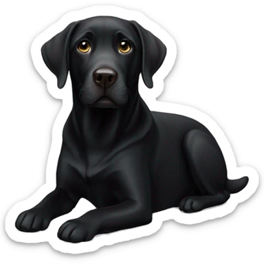 black labrador sticker