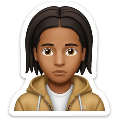 asap rocky pretty bratz sticker