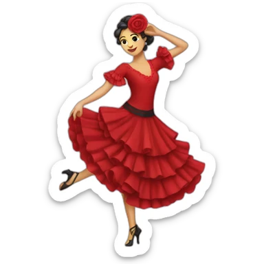flamenco sticker