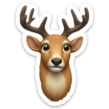 Deer sticker