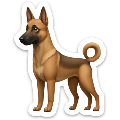 Belgian malinois sticker