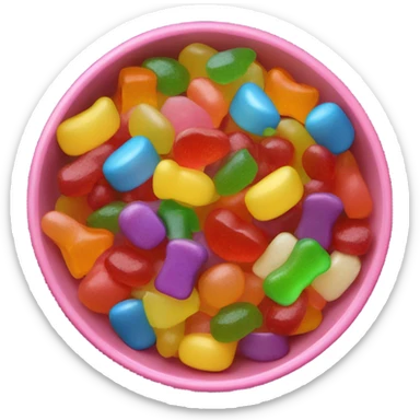 Candy salad sticker