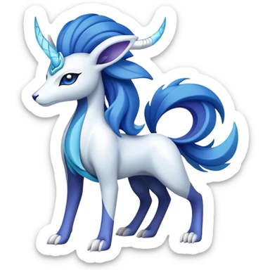 Lucia-Suicune-fakemon-creature-hybrid sticker