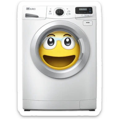 we are electromenager brand, the icon is a washing machine with smile sticker
