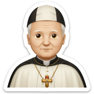 John Paul II From Poland sticker