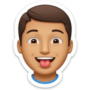 Hombre se les hace agua la boca sticker