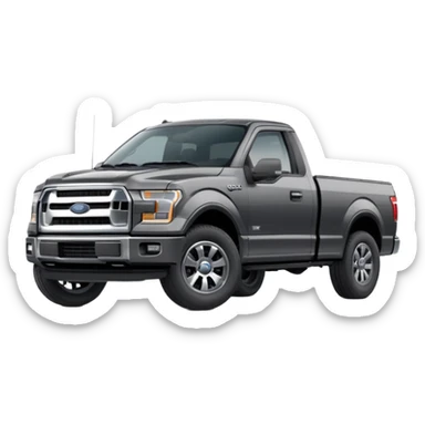 Dark Grey Ford F150 sticker