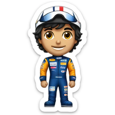 Carlos sainz Formula 1 driver sticker