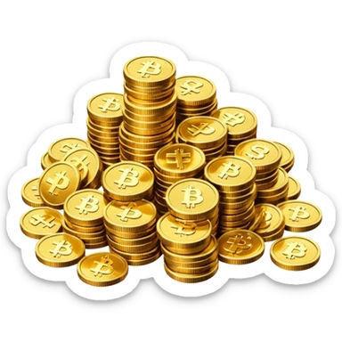 Dinero virtual sticker