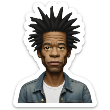Jean Basquiat sticker