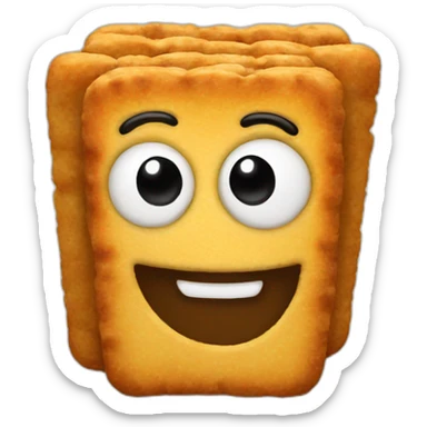 fried tempeh happy sticker