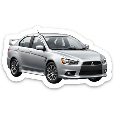Mitsubishi lancer 10 sticker
