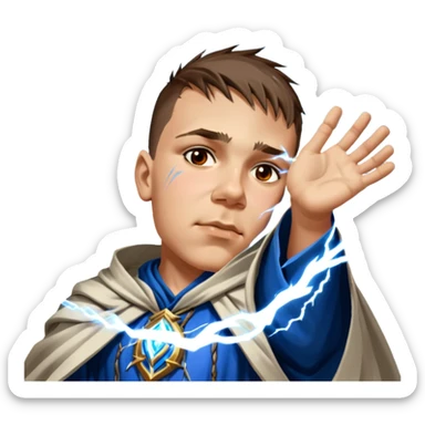 Storm Wizard sticker