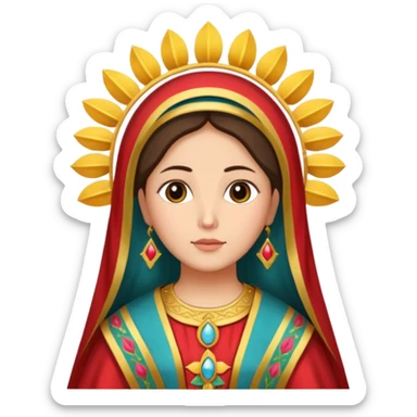 Virgencita de guadalupe sticker