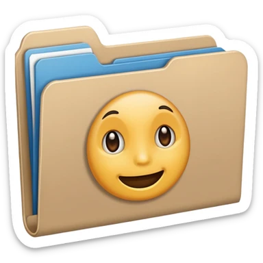 file folder sticker
