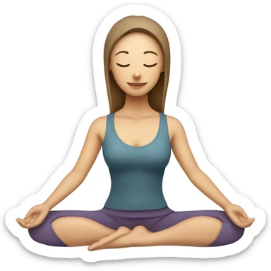 yoga sticker