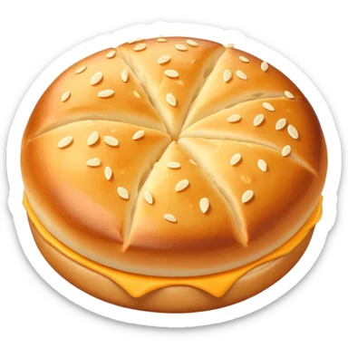 round cheese bread sticker