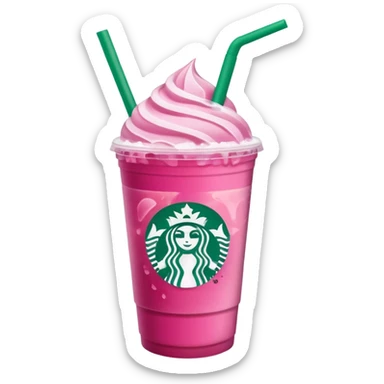 starbucks pink drink sticker