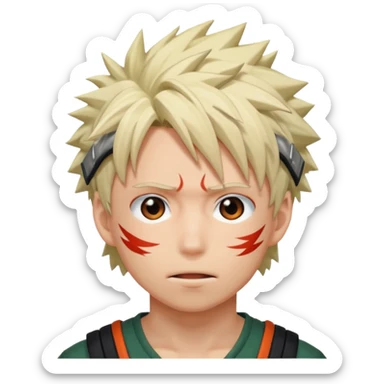 katsuki bakugo sticker