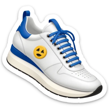 Tenis Balenciaga con boca, pies y manos  sticker