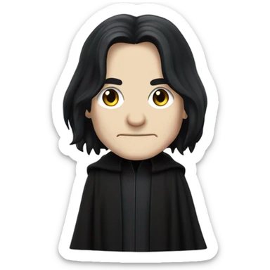 professor severus snape realistic sticker