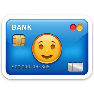 Bank card sticker