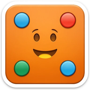 board game orange sticker