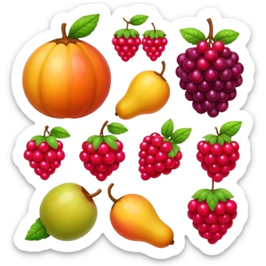frutti di bosco sticker