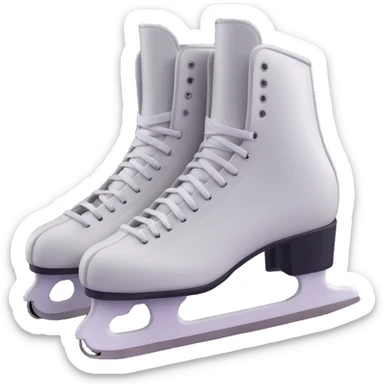 ice skates blade guard sticker