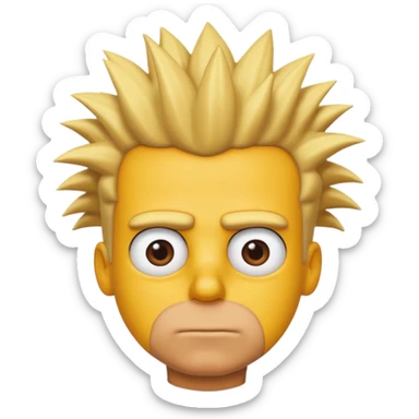 bart simpson sticker