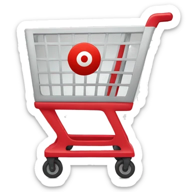 Target cart sticker