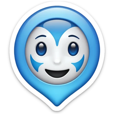 Create a tick tock varification Blue tick emoji sticker