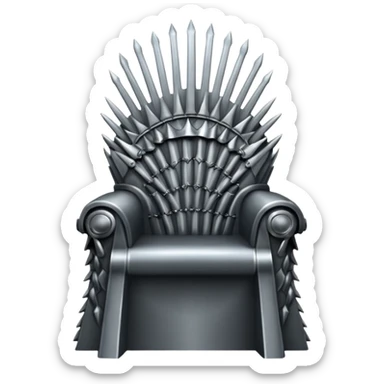 Generate the iron throne  from game of thrones emoji  sticker