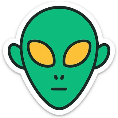 alien sticker