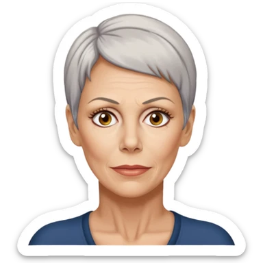 Jamie Lee Curtis says “trauma” sticker