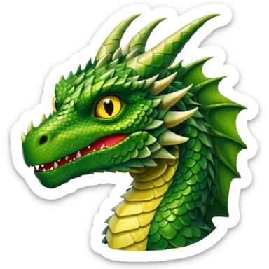 Rhaegal from Games of throne character face only front face sticker