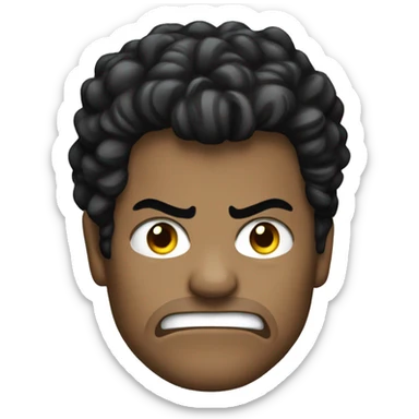 Angry michel Jackson  sticker
