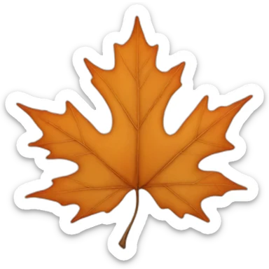 Maple sticker