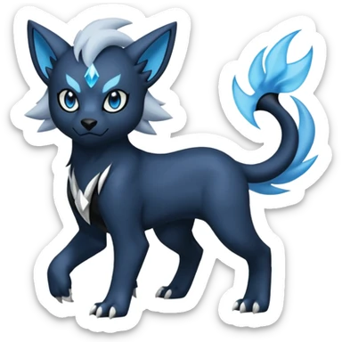 Luxio-Absol-Luxray-Dewott-fusion sticker