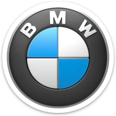 Bmw logo sticker