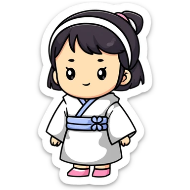 young 20-year-old Japanese girl sticker