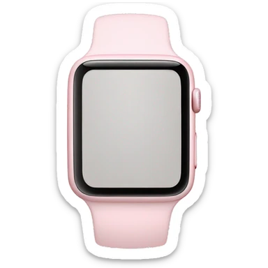 Light pink Apple Watch  sticker