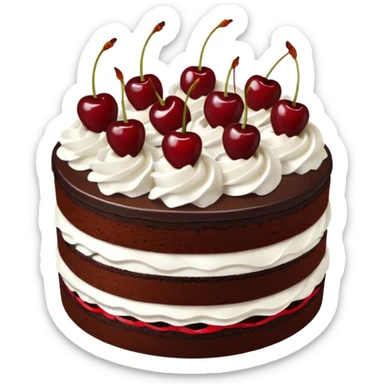 Black Forest Gateau sticker