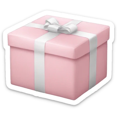 light pink package sticker