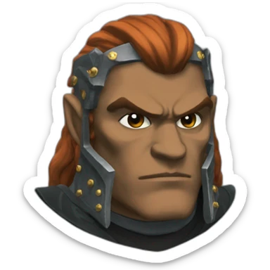 ganondorf qui rigole sticker