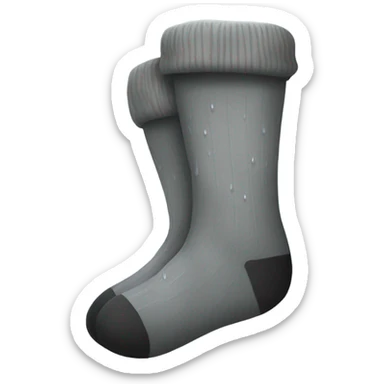 Wet socks sticker